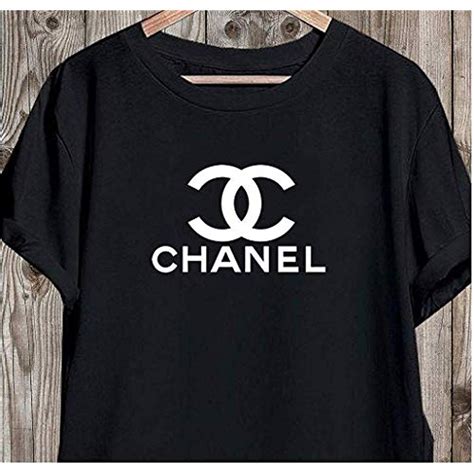 chanel top black|chanel tee shirt blouses.